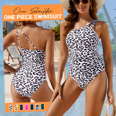 💖LAST DAY SPECIAL PRICE💖Women's Cutout One Shoulder One Piece Swimsuit👙
