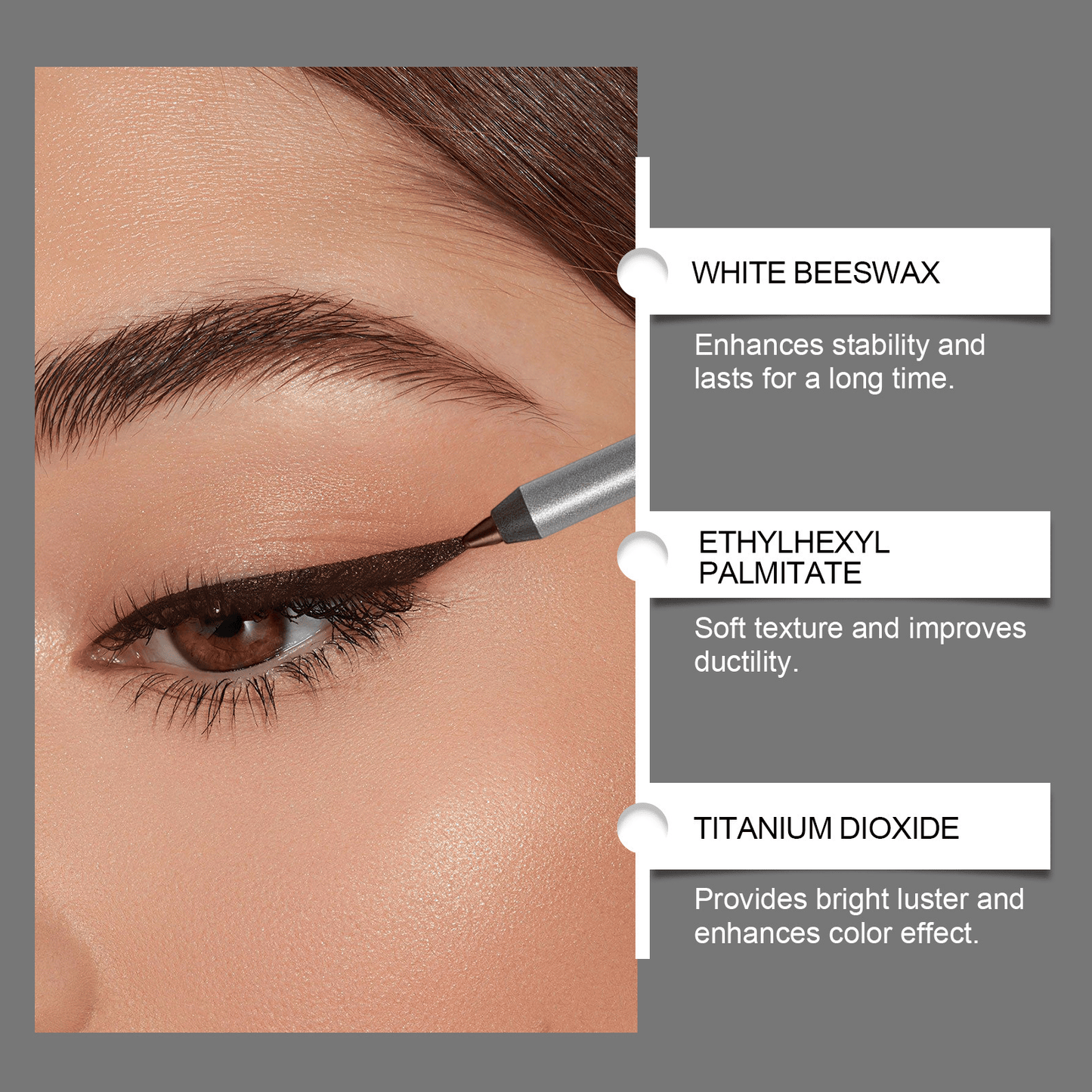 🌟 【24H Lock】1440-Minute Smudge-Proof Eyeliner| Precision Define, All-Day Stay, Transfer-Resistant Makeup Duo 🌟