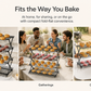 🍞Christmas HOT SALE 50% OFF🥐Stackable Folding Metal Storage Rack – 3/4-Level Expandable Organizer – Perfect for Spices, Snacks, and Essentials in Kitchen, RV, or Camping Setup