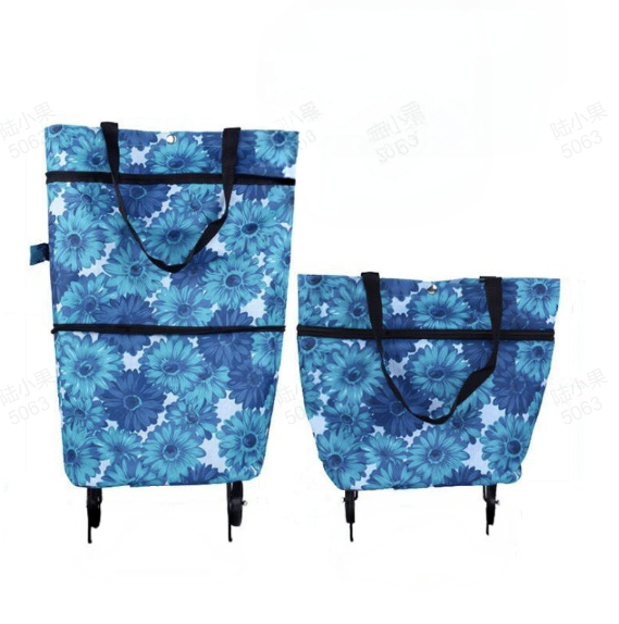 🌸LAST DAY SPECIAL PRICE!!🌸🛒 Foldable Grocery Cart Bag – The Rolling Shopping Bag That Saves Your Back