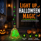 🧙 Bring Your Garden to Life This Halloween – Animated Witch Broom with Lights & Spooky Sounds. 50% Off. UK Stock