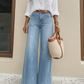 👖Women's High-Waist Wide-Leg Denim Jeans