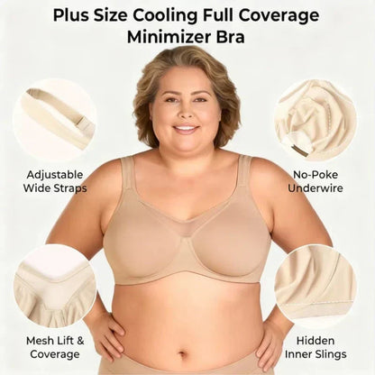 🎁Last Day Promotion 49% OFF💐Women's Elegant Sheer Full Coverage Plus Size Bra