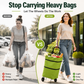 🌸LAST DAY SPECIAL PRICE!!🌸🛒 Foldable Grocery Cart Bag – The Rolling Shopping Bag That Saves Your Back