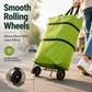 🌸LAST DAY SPECIAL PRICE!!🌸🛒 Foldable Grocery Cart Bag – The Rolling Shopping Bag That Saves Your Back