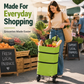 🌸LAST DAY SPECIAL PRICE!!🌸🛒 Foldable Grocery Cart Bag – The Rolling Shopping Bag That Saves Your Back