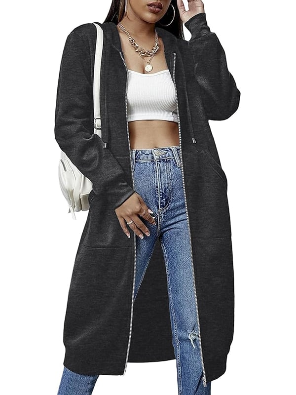 🌸LAST DAY SPECIAL PRICE!!🌸Women Casual Zip up Fleece Hoodies