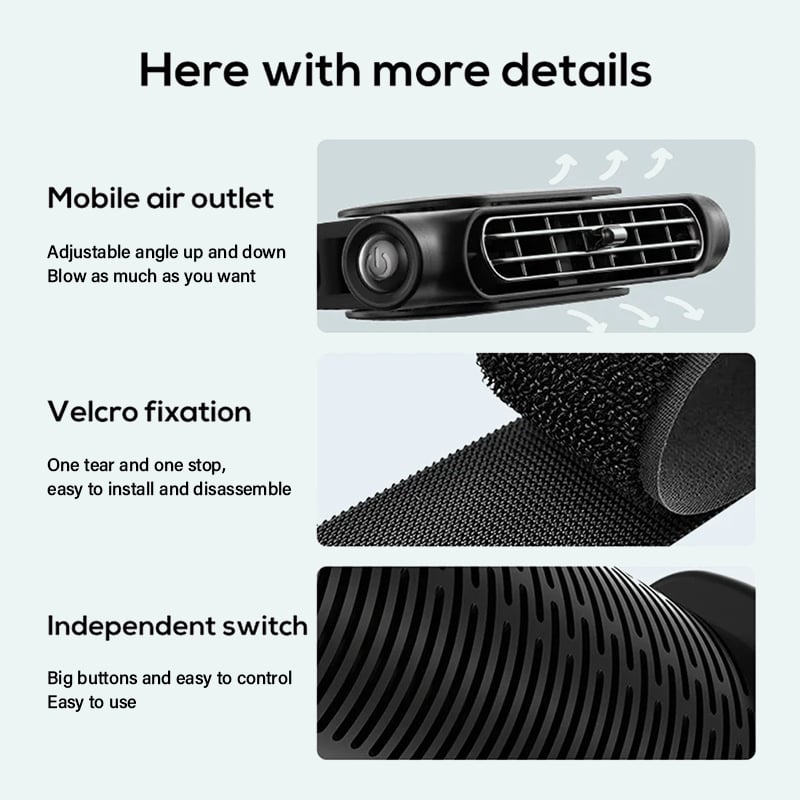 💥Last Day Special Sale 49% OFF👚Adjustable Cooling Fan for Driver and Passenger's Seat