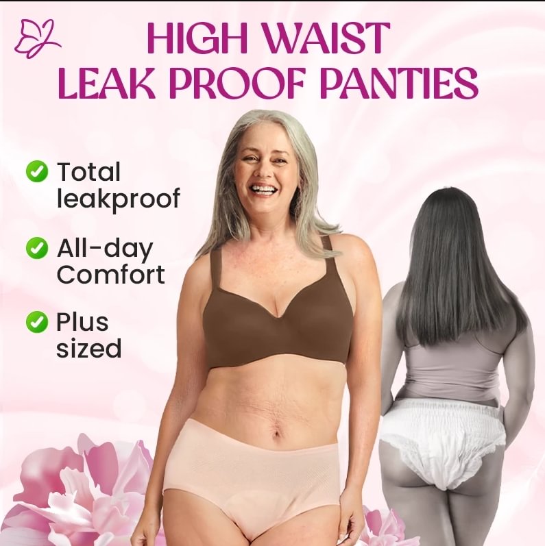 ⏳Last Day-Buy 1 Get 3 Packs!!🔥2026 Best-Selling🏆LunaBloom™ High-Waist Leak-Proof Panties ✨Butter-soft, ultra-stretchy & discreetly protective 🍃