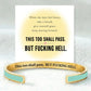 🌸LAST DAY SPECIAL PRICE!!🌸This Too Shall Pass - Hidden Message Inspirational Cuff Bracelet