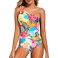 💖LAST DAY SPECIAL PRICE💖Women's Cutout One Shoulder One Piece Swimsuit👙