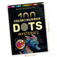 🎨Color by Number Dot Book, 100 Pages Black Background Mystery Puzzles, Large Print A4 Activity Book, Stress Relief Gift for Adults & Teens