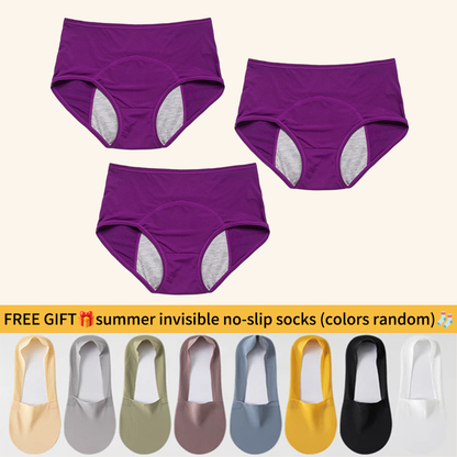 ⏳Last Day-Buy 1 Get 3 Packs!!🔥2026 Best-Selling🏆LunaBloom™ High-Waist Leak-Proof Panties ✨Butter-soft, ultra-stretchy & discreetly protective 🍃