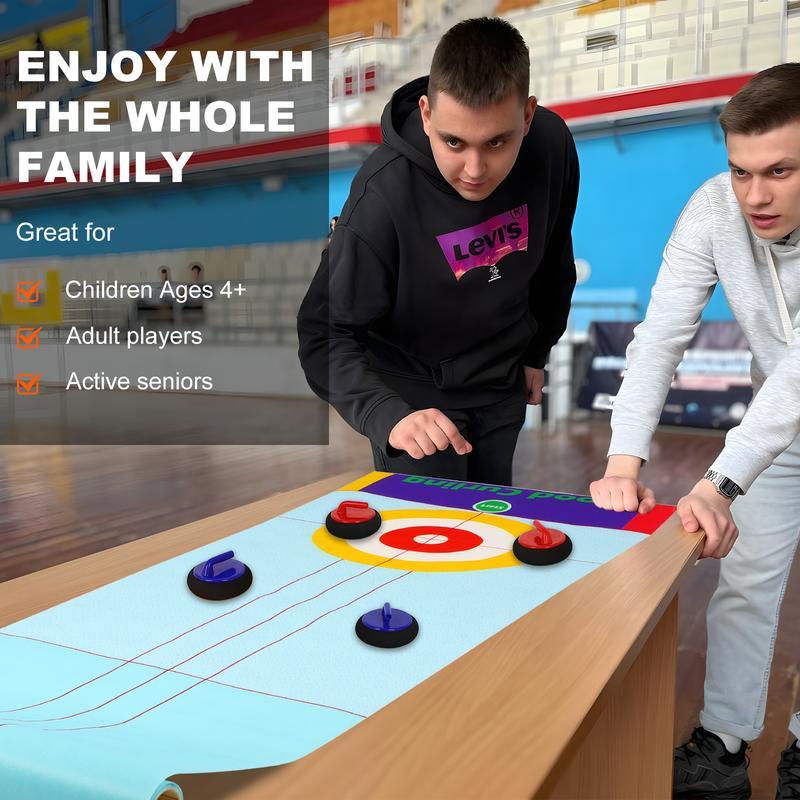 💥Last Day Special Sale 49% OFF👚 Tabletop Family Curling Game☄️☄️ Fun, Engaging, and Perfect for All Ages!