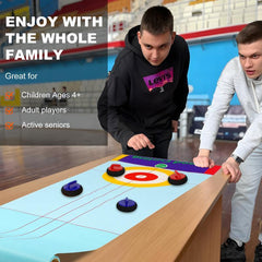 💥Last Day Special Sale 49% OFF👚 Tabletop Family Curling Game☄️☄️ Fun, Engaging, and Perfect for All Ages!