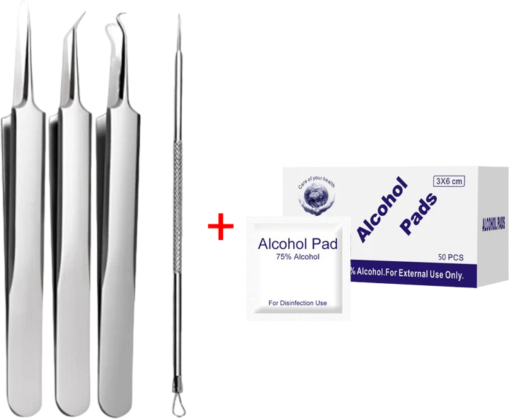 🔥Stainless Steel Blackhead Remover Tool Kit