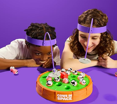 😍2026 NEW SALE-49% OFF😍Cows In Space Board Game, Family Interactive Head Catch Cow Figure Party Game for Kids & Adults