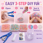 🎅Christmas HOT SALE💞50K+ SOLD!✨ DIY Stress Ball Making Kit, Includes 6 Filling Packs, 10 Transparent Blank Soft Skins, Expansion Tool, Ideal for Adult Stress Relief, Squishy Maker