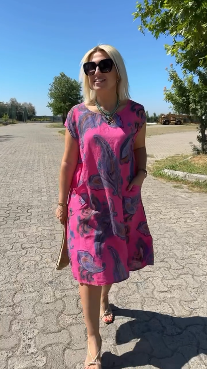 🔥Women's Printed T Shirt Dress