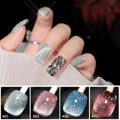 💥Hot Sale 50% OFF💎Laser Diamond Cat Eye Nail Polish