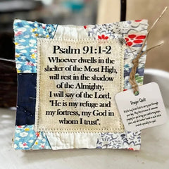 🔥Christmas Sale✝️Best Encouraged And Blessed Gift-Prayer Quilt with cross inside
