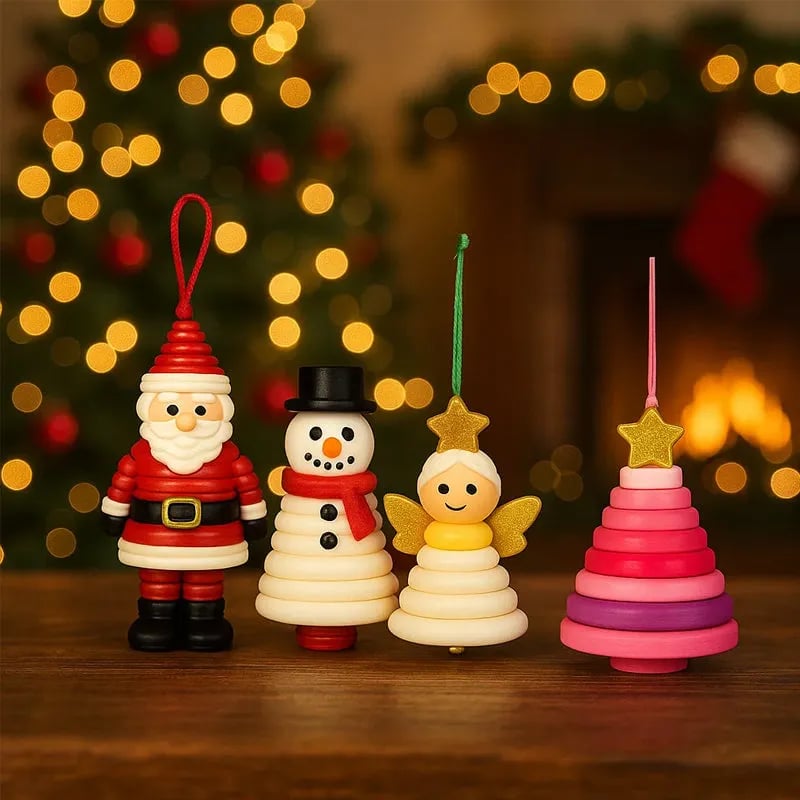 ⏰Last Day Surprise Price: £6.99!!✨DIY Button Ornament Kit🎅🎄
