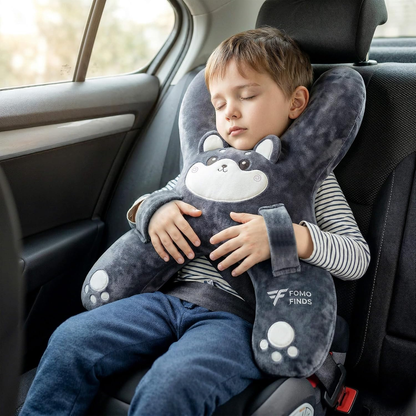 🚗Shaped Kids Car Sleeping Pillow | Cartoon Animal Travel Neck Support Cushion for Road Trips