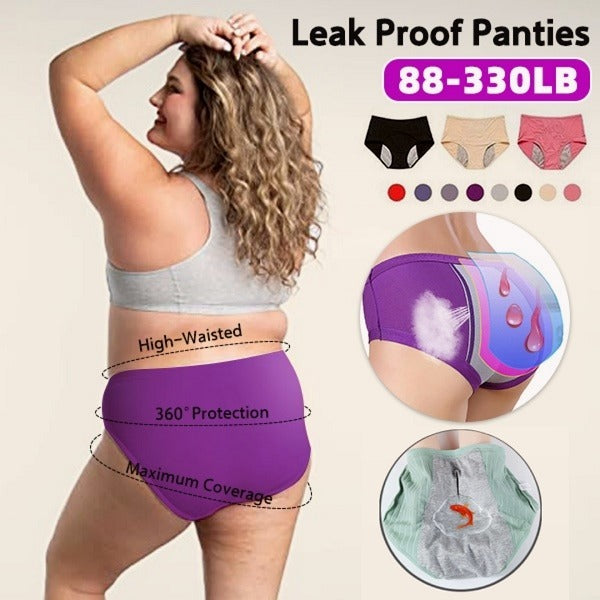 ⏳Last Day-Buy 1 Get 3 Packs!!🔥2026 Best-Selling🏆LunaBloom™ High-Waist Leak-Proof Panties ✨Butter-soft, ultra-stretchy & discreetly protective 🍃