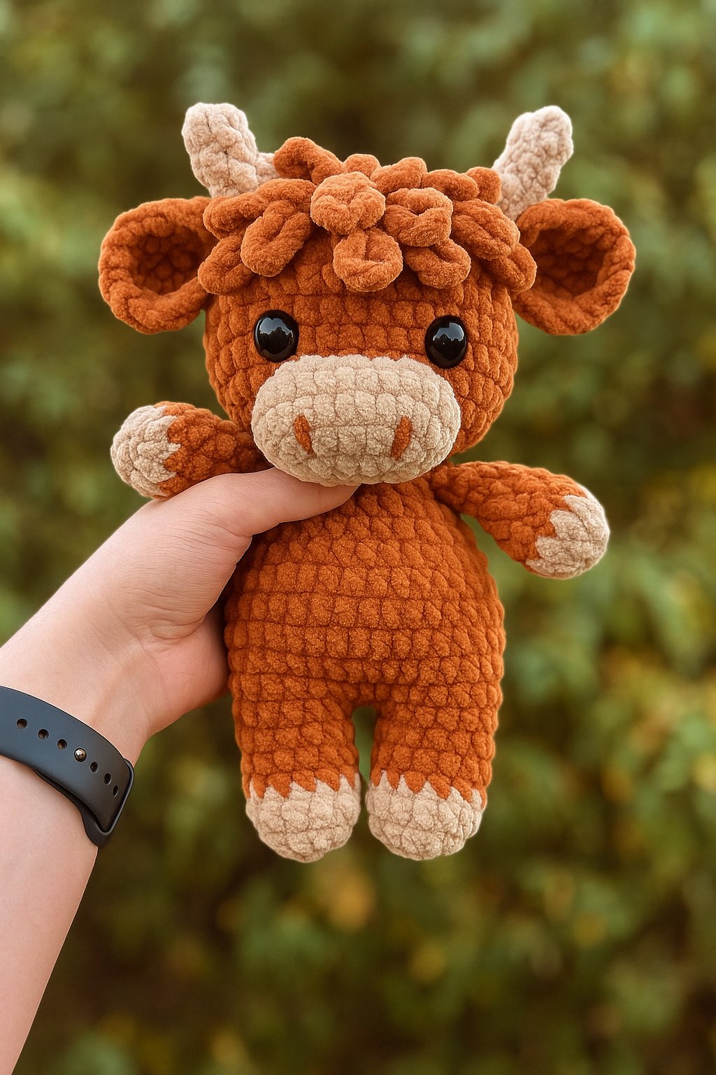 🎁Last Day Promotion 49% OFF🔥Crochet Highland Cow Amigurumi Pattern🐮- DIY Kit & Finished Plush