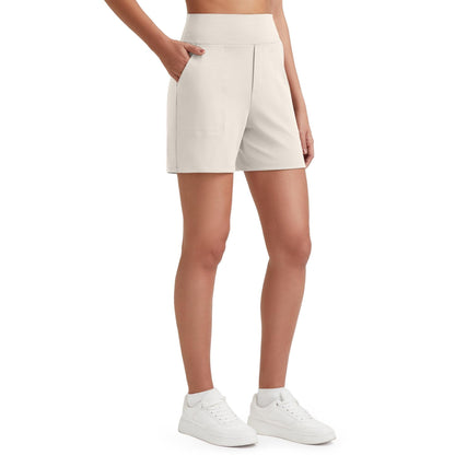 ⏳Last Day Promotion 49% OFF with FREE GIFT🎁✨AuraFit™ Everyday High-Waisted Shorts – Lightweight & Breathable with Functional Pockets 🌿