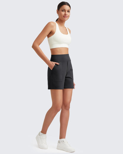 ⏳Last Day Promotion 49% OFF with FREE GIFT🎁✨AuraFit™ Everyday High-Waisted Shorts – Lightweight & Breathable with Functional Pockets 🌿