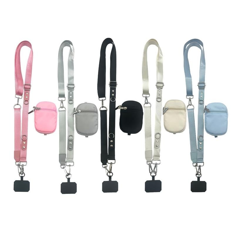 🔒 AH SecureCharge Crossbody | Anti-Snatch Lanyard + Mini Vault