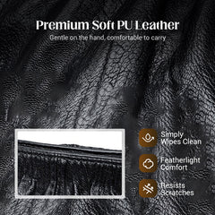 👜50% OFF NOW🎀Casual Pleated Bucket Leather Handbag – Soft Leather, Versatile Style & Adjustable Shoulder Strap✨