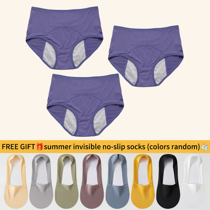 ⏳Last Day-Buy 1 Get 3 Packs!!🔥2026 Best-Selling🏆LunaBloom™ High-Waist Leak-Proof Panties ✨Butter-soft, ultra-stretchy & discreetly protective 🍃