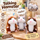 🐹 Last Day Only £ 8.99 ！！🎅Talking Hamster Plush – repeats whatever you say, auto head-shaking, hilarious fun for kids & adults