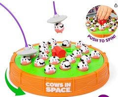 😍2026 NEW SALE-49% OFF😍Cows In Space Board Game, Family Interactive Head Catch Cow Figure Party Game for Kids & Adults