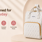 🛏️4-in-1 Diaper Bag Backpack | Portable Baby Changing Travel Bed with Mosquito Net🍼