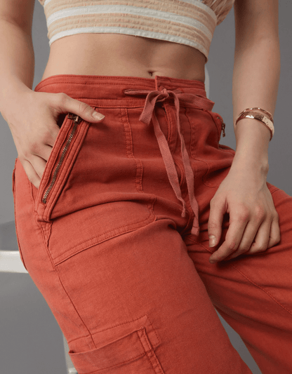 🔥2024 New Arrival🔥Linen-Blend Wide-Leg Cargo Pant