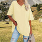 💥Last Day Special Sale 49% OFF👚Women's Summer Half Sleeve Casual Loose Fit Cotton Tunic T-shirt