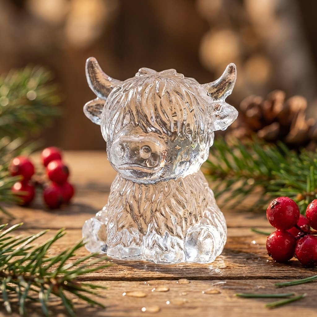 💥Last Day Special Sale 49% OFF🐮 Mini Highland Cow Ice Cube Mold – Cute 3D Ice for Drinks, Parties & Gifts