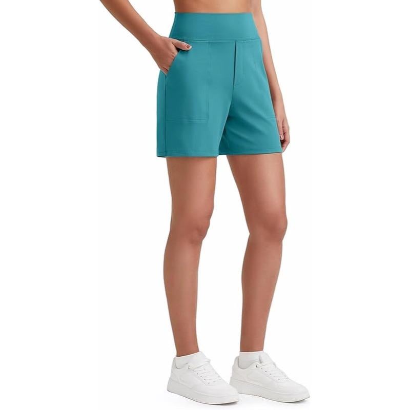 ⏳Last Day Promotion 49% OFF with FREE GIFT🎁✨AuraFit™ Everyday High-Waisted Shorts – Lightweight & Breathable with Functional Pockets 🌿