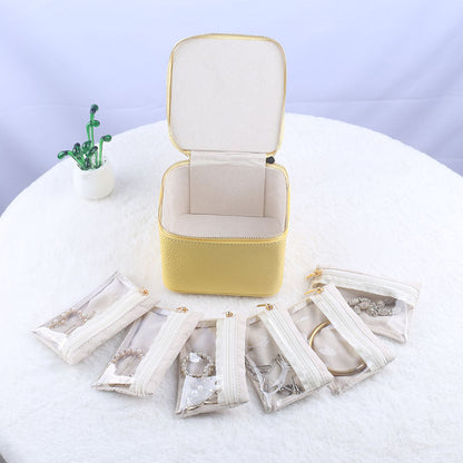 💥Last Day Special Sale 49% OFF👚Travel Jewelry Box with Small Pouches🔥
