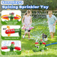 🎁Last Day Promotion 49% OFF🔥Intoypad 4-in-1 Kids Water Sprinklers T Ball Set & Water Ball Toy, Crocodile Baseball Sprinkler for Backyard Outdoor Summer Toys for Boys Girls Outside Yard Water Game Toys for Kids Toddlers Ages 3-8
