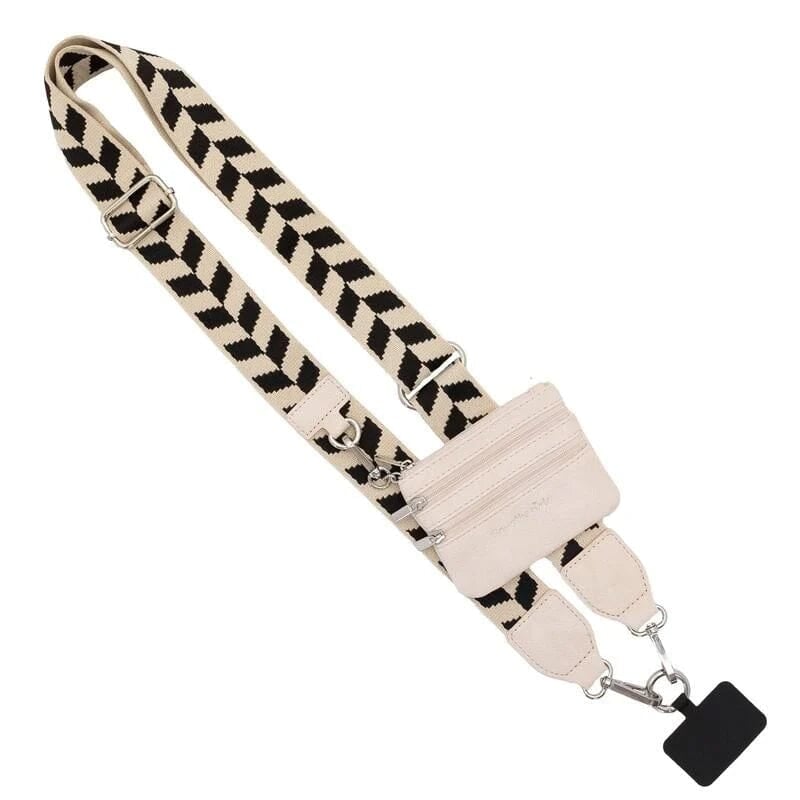 ❣️HOT SALE-49% OFF📱Crossbody Phone Strap with Zippered Pouch