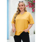 💥Last Day Special Sale 49% OFF👚Women's Summer Half Sleeve Casual Loose Fit Cotton Tunic T-shirt