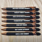 🔥NEW YEAR SALE 49% OFF🔥Funny Stress-Relief Daily Quotes Metal Ballpoint Pen Set 🎁