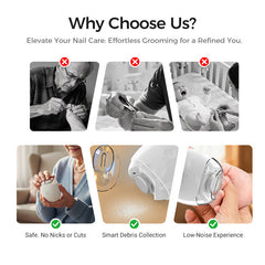 🎁Year-End Sale 70% OFF⚡Universal Automatic Fingernail Grinder for Adults and Children