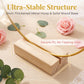 💐BUY 2 GET 1 FREE +  50% OFF!🎀Gold Metal Floral Hoop Centerpiece with Wooden Stand