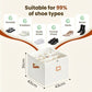 ⏰LIMITED TIME 49% OFF! 👟 Fabric Shoe Organizer Storage Box – Foldable, Large Capacity, Dustproof & Breathable for Closet & Bedroom 🧺✨