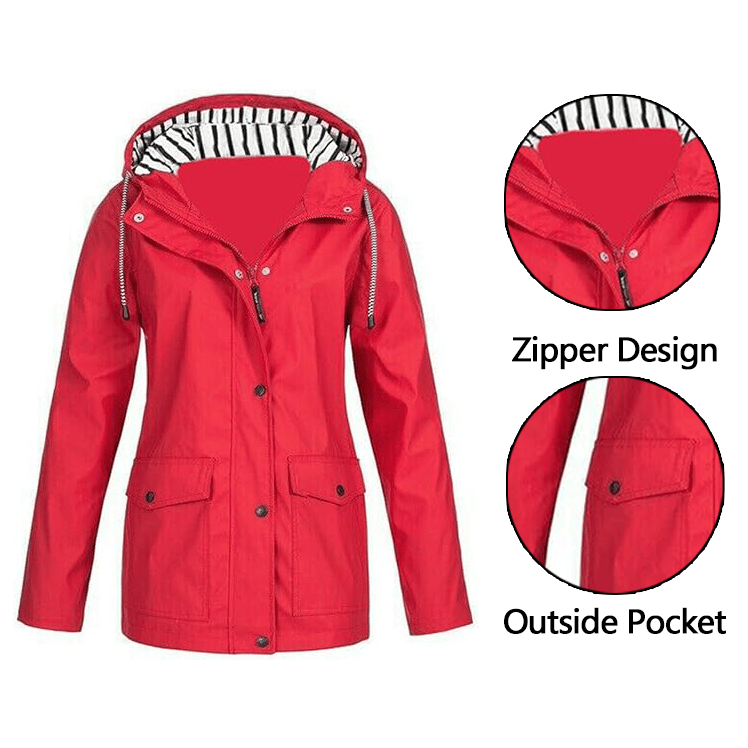 🔥Limited Hot Sale 50% OFF🎁🧥3-in-1 Plaid Waterproof Jacket for Women– Rain, Wind & Cold, All Covered